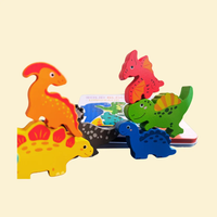 Toddlers Premium Dinosaur Themed Solid Puzzle