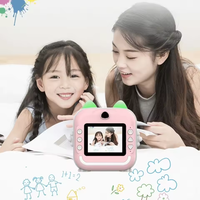 Kids Cute Bunny Shape Instant Print Camera - Pink