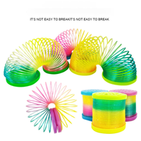 1Pcs Kids Magic Rainbow Spring With Light