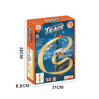 14Pcs DIY Kids Magnetic Flexible Car Track Set