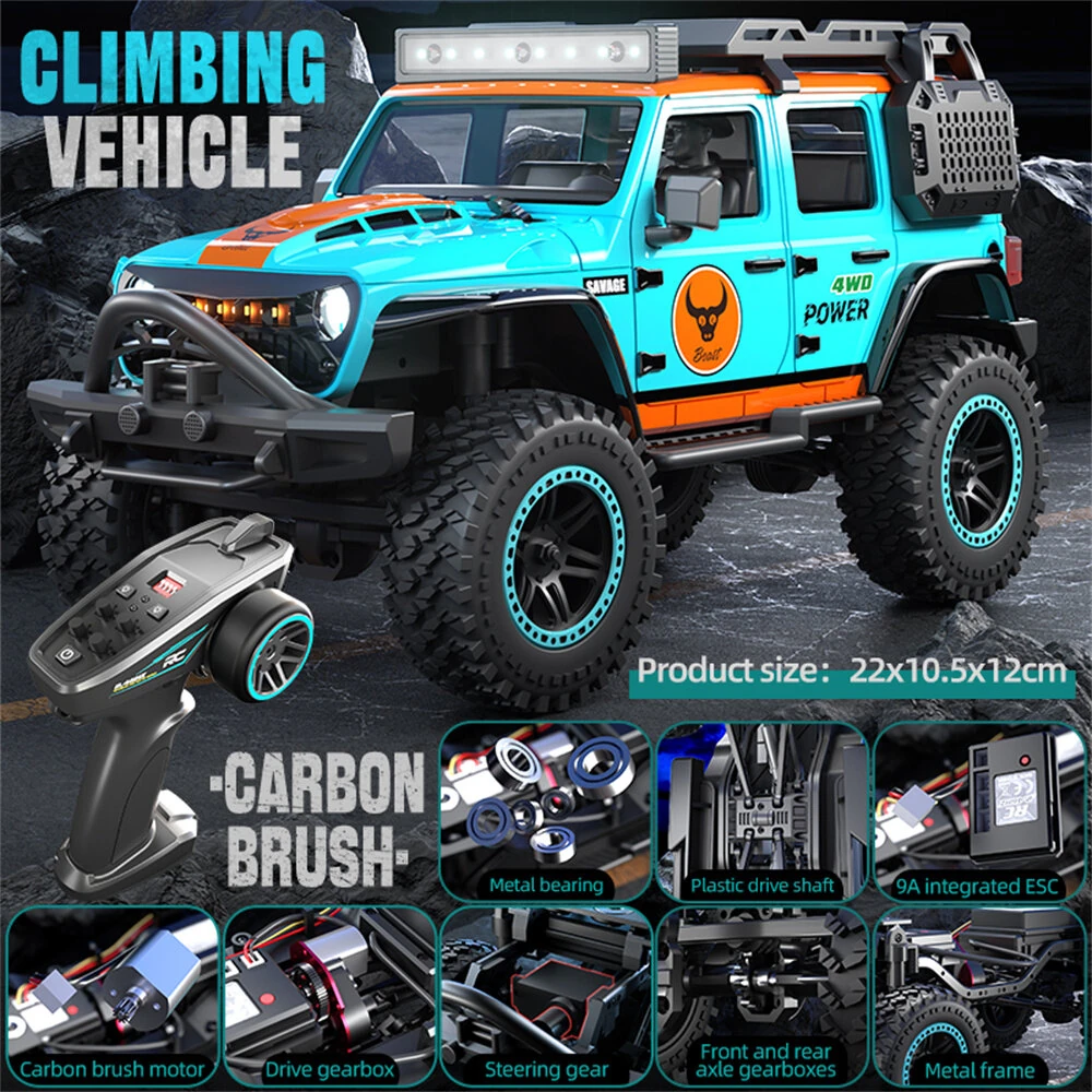 1:20 RC 4WD Rubicon Jeep Wrangler Off-Road Beast Pro Model