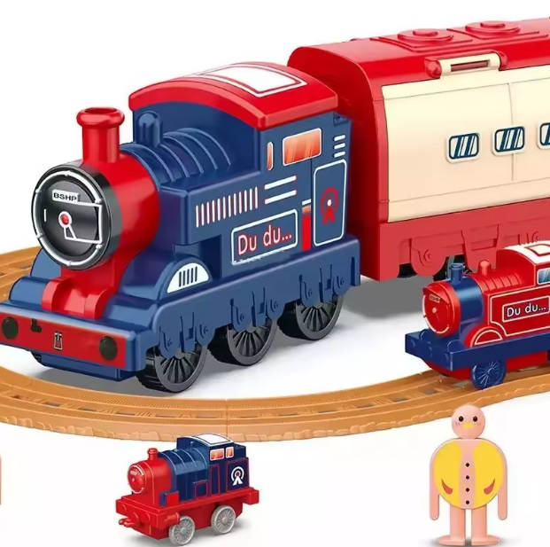 DIY Electric Inertial Storage Railway Train Track Set