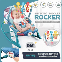 Infant To Toddler Animal Themed Baby Rocker