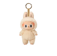 Mini Macaron Labubu Figure Keychain Plush Doll - 1Pc