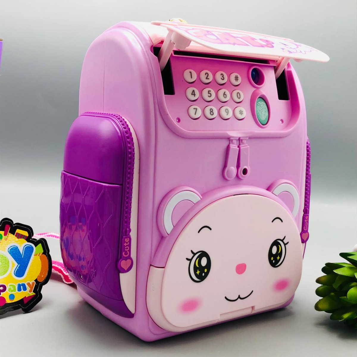 Multi-functional Kitten Knapsack Piggy Bank