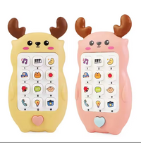 Kids Deer Design Puzzle Mobile Phone With Lights