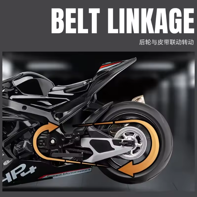 1:12 Diecast BMW HP4 Model Bike