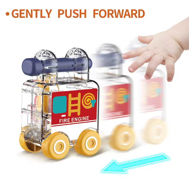3Pcs Montessori Lock & Key Cars
