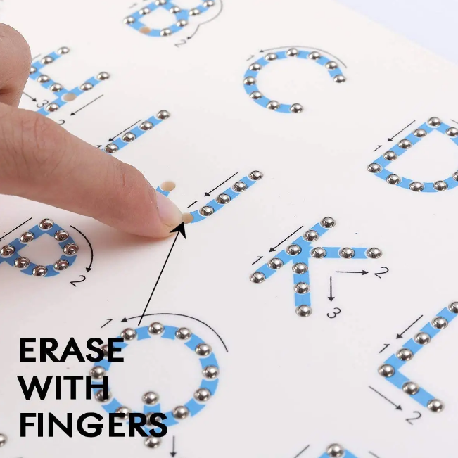 275Pcs Ball Pops English Alphabet Learning Drawing Board
