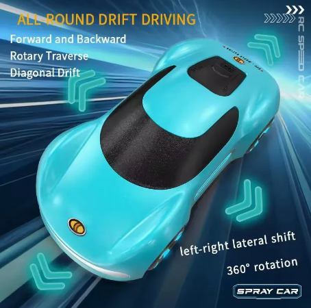 2.4GHz Watch Control Concept Spray Stunt Car