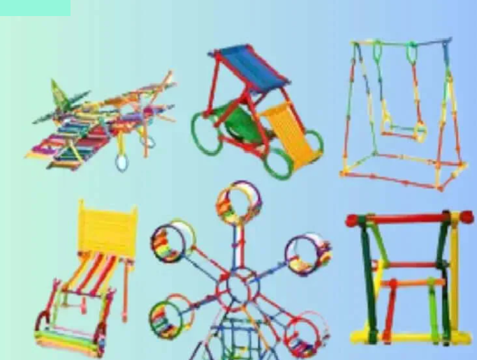 Kids Colorful Building Blocks Sticks