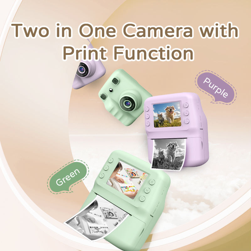 Kids HD Precision Lens Instant Print Camera