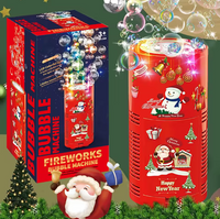 Rechargeable Colorful Fireworks Bubble Machine