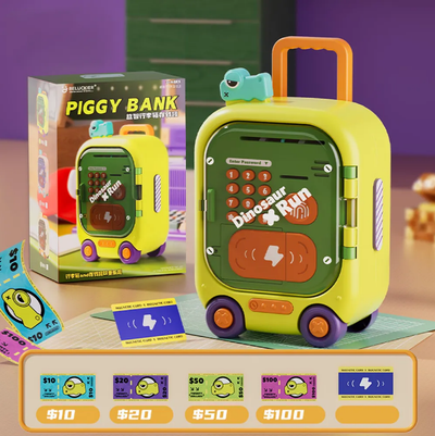 Dinosaur Suitcase ATM Machine - Green