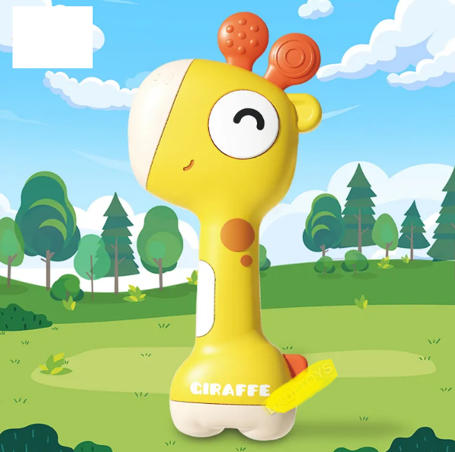Giraffe Sand Hammer Baby Rattle Toy