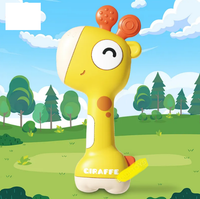 Giraffe Sand Hammer Baby Rattle Toy