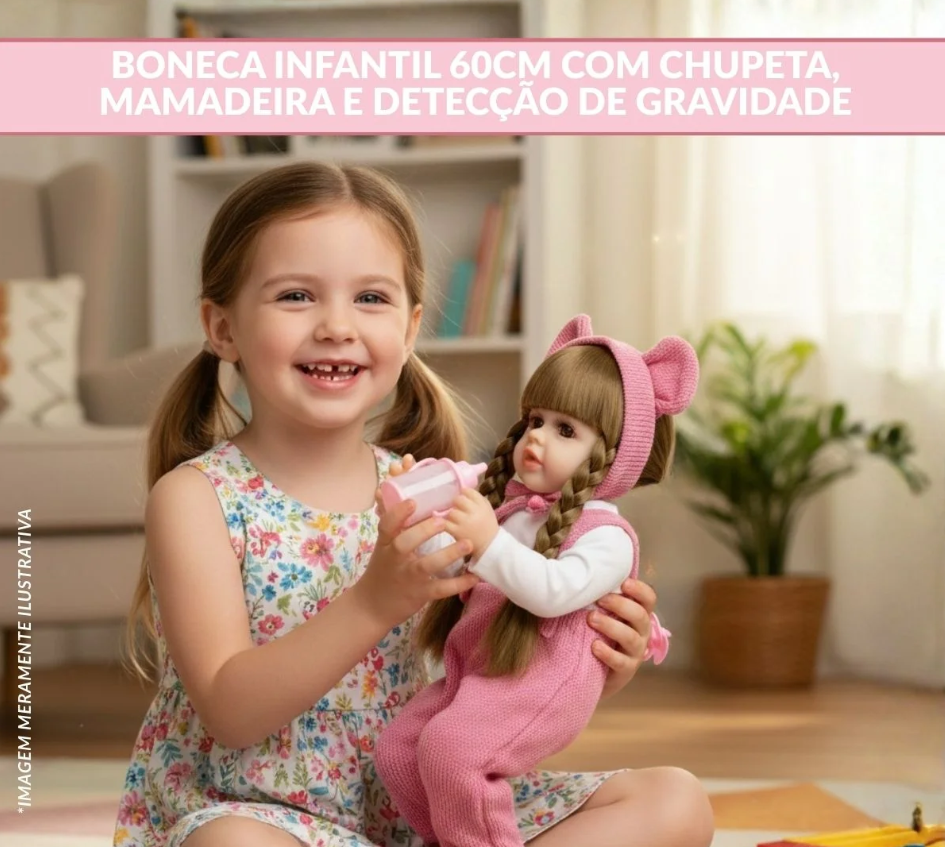 60cm Premium Silicon Reborn Baby Doll With Music