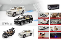 1:24 Diecast Land Cruiser LC200 With Smoke
