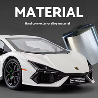1:24 Diecast Lamborghini Revuelto Model Car With Smoke