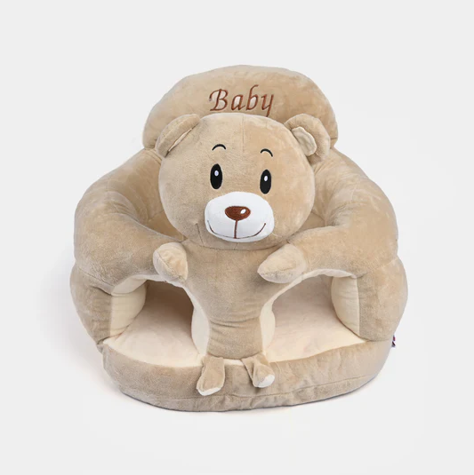Baby Bear Plush Support Sofa Seat - Beige