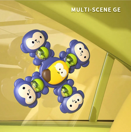 3Pcs Animal Shape Baby Spinning Rattles