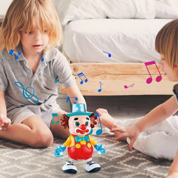 Cute Dancing Clown With Light & Sound