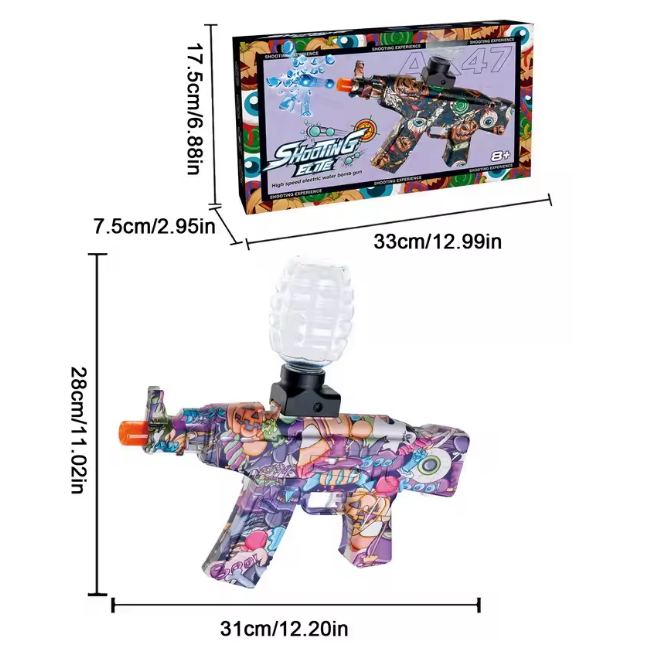 Rechargeable AK47 Gel Blaster Shooting Elite Gun