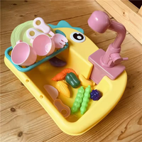 Kids Pretend Dinosaur Pumping Water Kitchen Sink