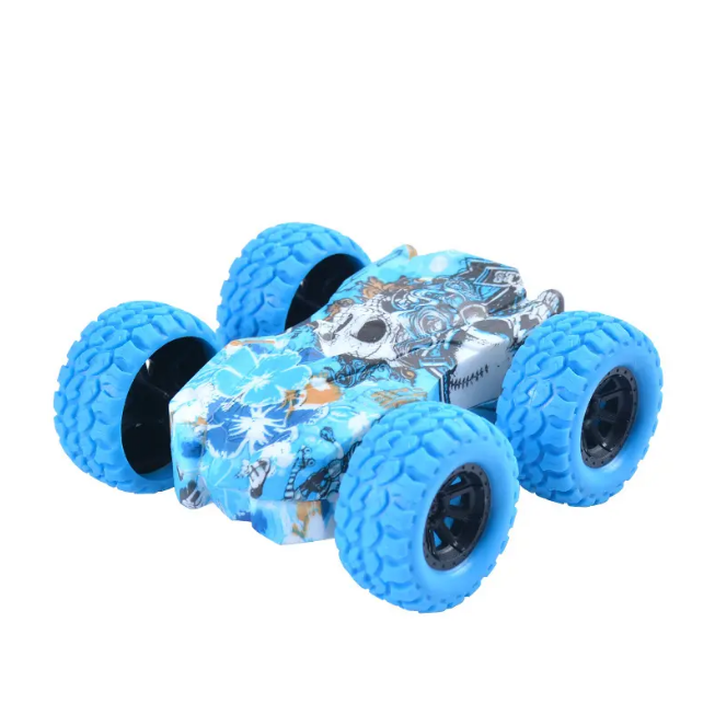 1Pc Inertial Double-Sided Stunt Car