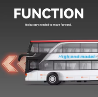 1:30 Diecast Double Decker Urban Transport Bus Model