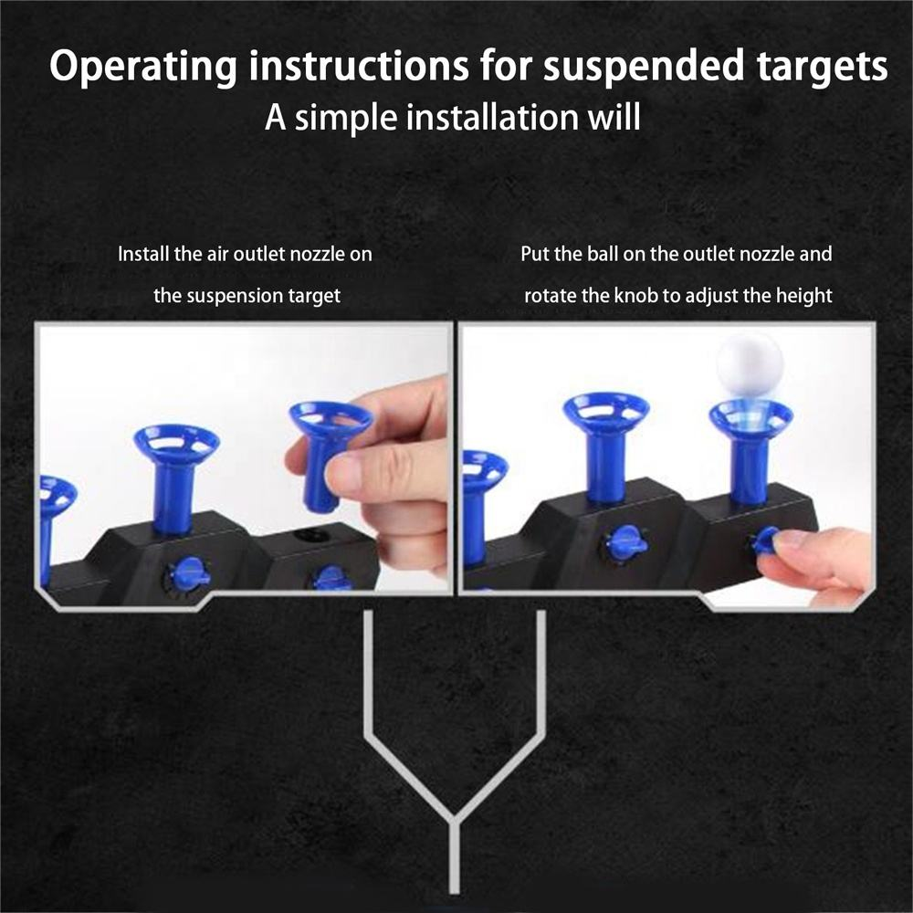 2in1 Magical Floating Target With Shooting Guns