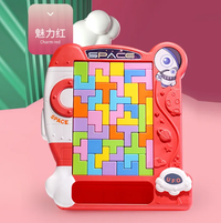 Space Titres Jigsaw Puzzle Building Blocks Game