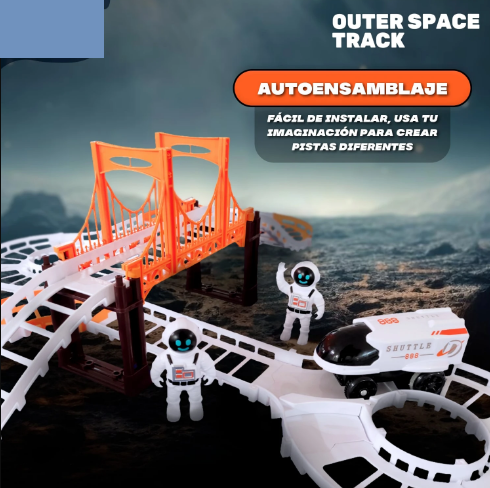 DIY Outer Space Rail Track Set