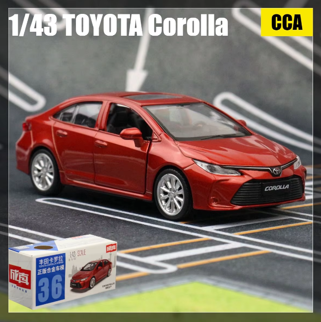 1:43 Diecast Toyota Corolla Hybrid Licensed Model