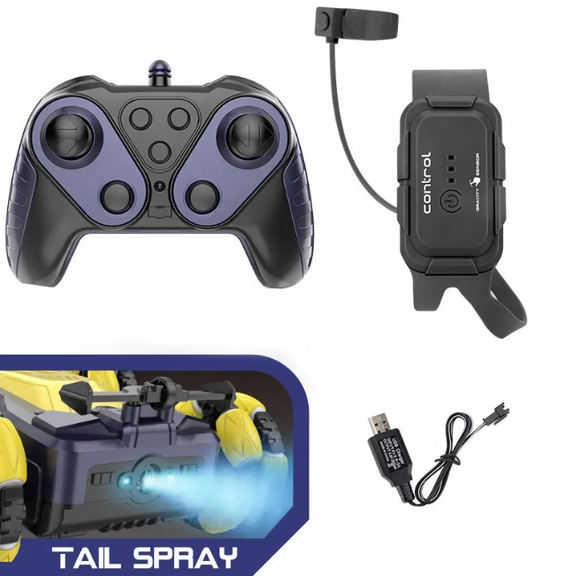 Remote & Gesture Control Spray Stunt Car