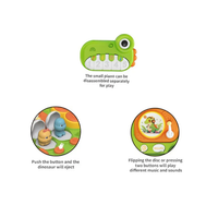 Multi-functional Kids Dinosaur Musical Piano Activity Table