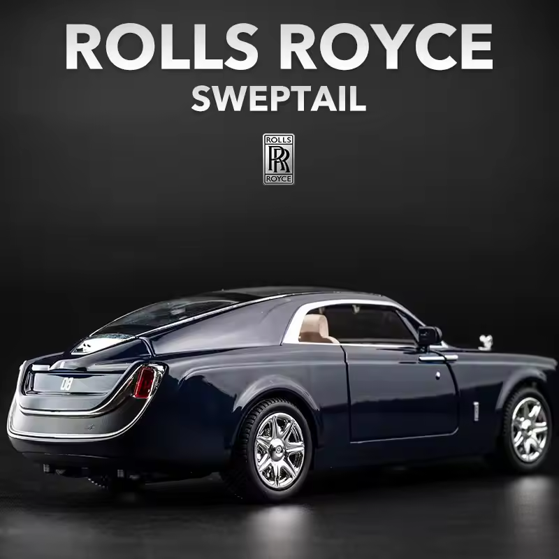 1:24 Diecast Rolls Royce Sweptail Model Car
