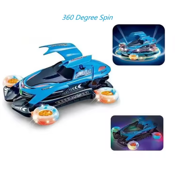 Electric Action Flying Car With Light & Sound