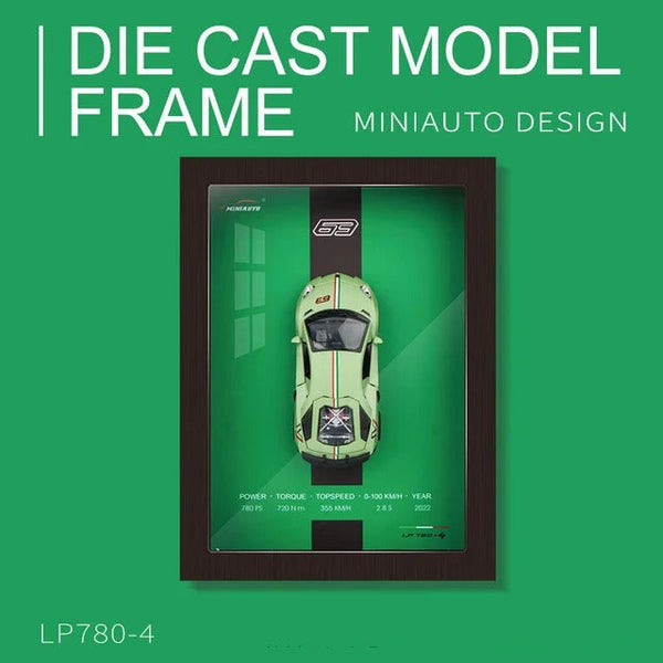 1:32 Diecast Aventador LP780-2 3D Frame Model Car