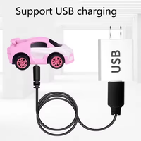 2.4GHz Mini Watch RC Alloy Car - Pink