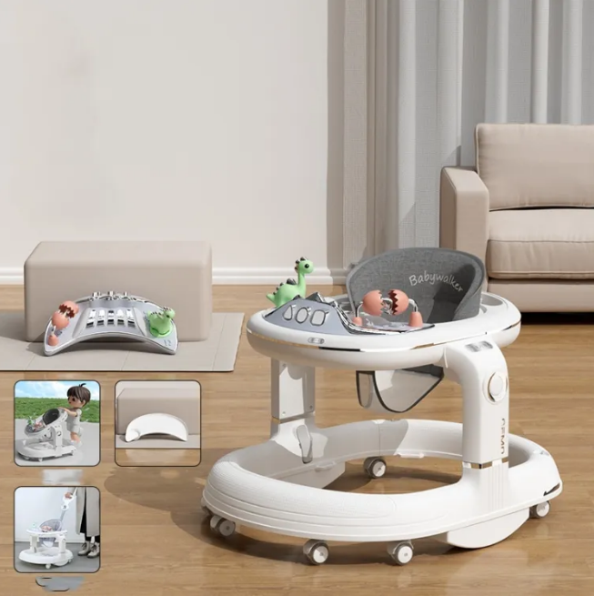 4in1 Multi-functional Baby Musical Walker - White