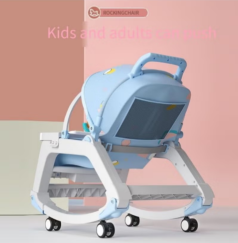 5in1 Baby Dinning Chair With Light & Music - Blue