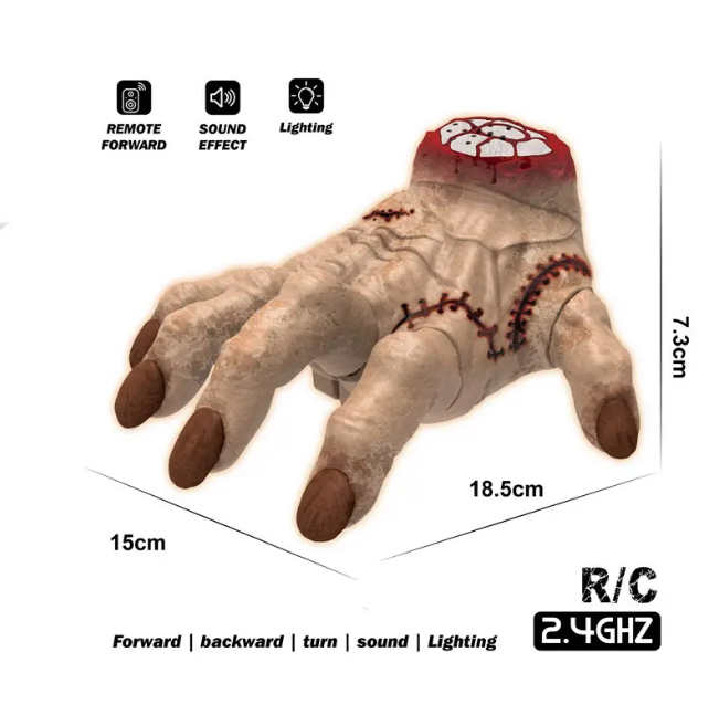 2.4GHz RC Crazy Hand Toy With Light & Sound