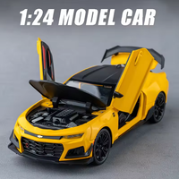 1:24 Diecast Chevrolet Camaro Model Car With Smoke