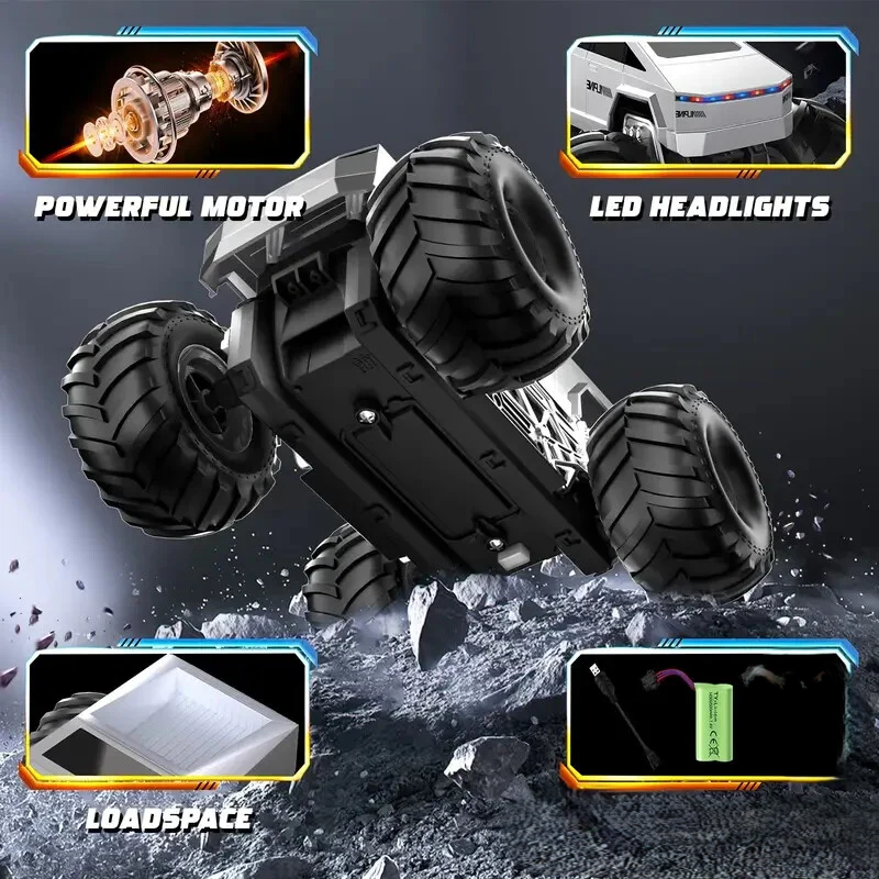 RC 4x4 Multi-Terrain Tesla Off-Road Truck