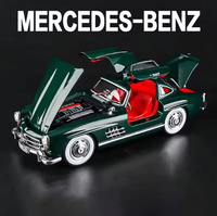 1:24 Diecast Benz 300SL Model Car With Smoke