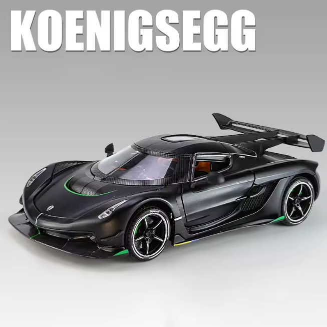 1:24 Diecast Koenigsegg Model Car With Smoke