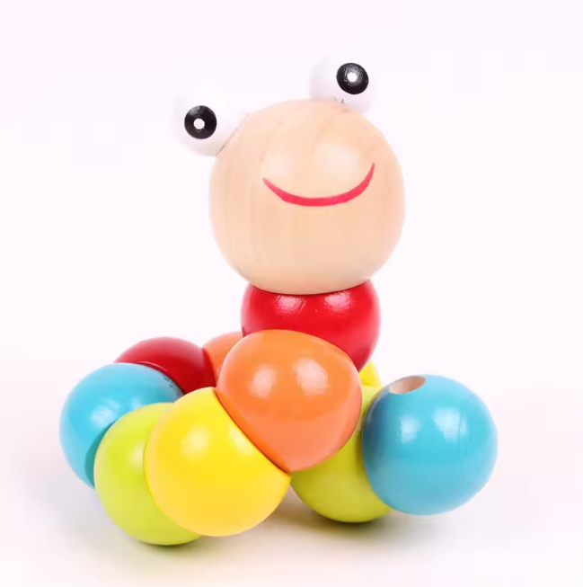 Wooden Insect Caterpillar Toy