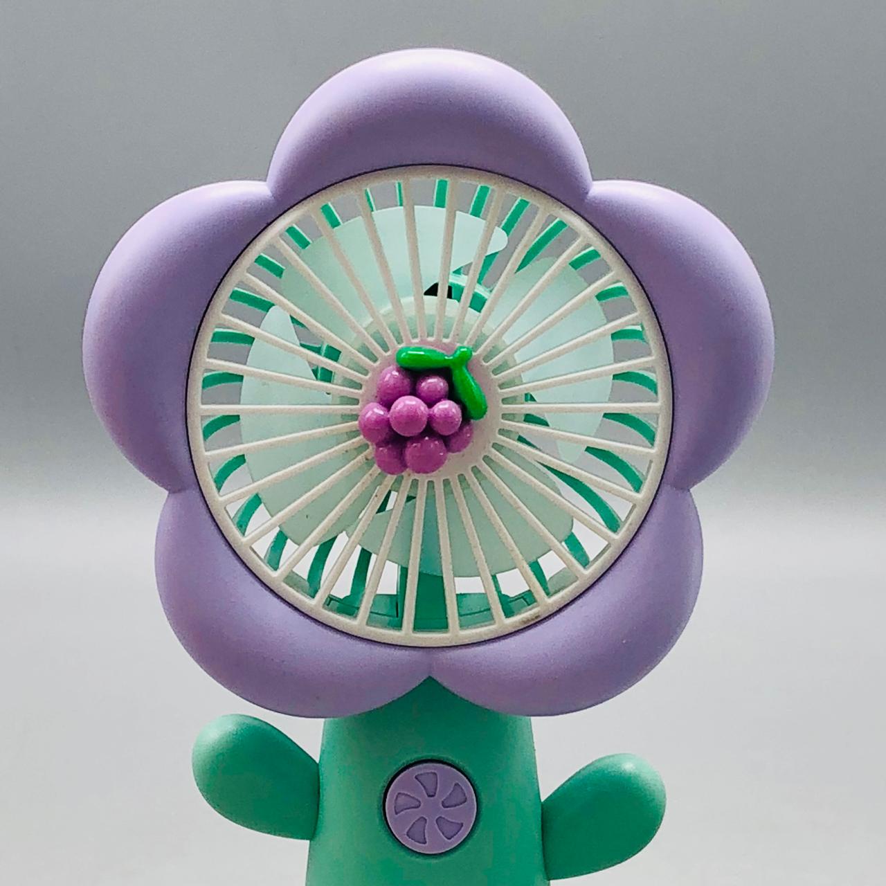 Rechargeable Mini Flower Themed Cooling Fan