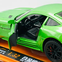 1:32 Diecast Mercedes AMG GT With Acrylic Display Box - Green
